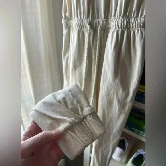 Universal Threads Cream Jogger Jumpsuit - Picture 3 of 5